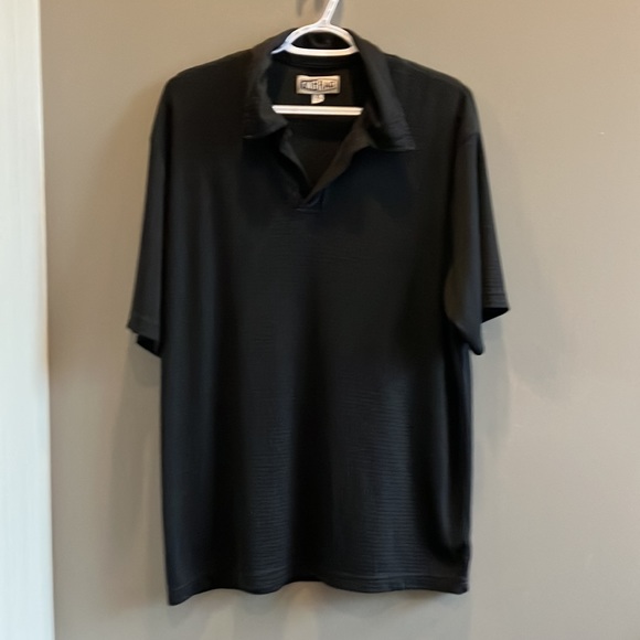 Vintage 90s TagRag Men’s Black Lightweight Polo Size XL - Picture 5 of 13